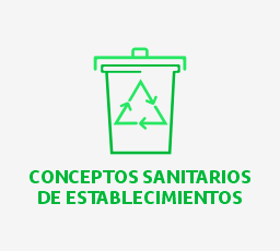 banner concepto sanitario de establecimientos
